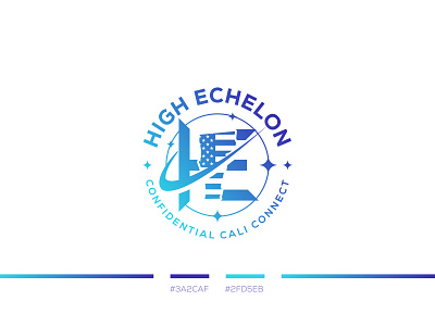 High Echelon - Logo Design brand identity dab flat icon illustration logo logo design logodesign logotype minimal speech usa