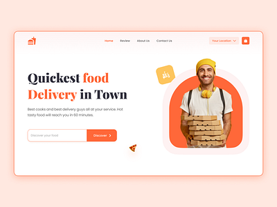 Online food delivery animation branding figma graphic design logo motion graphics ui web