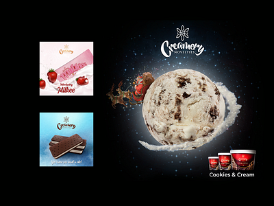 Social media design christmas design graphic design ice cream instagram navidad social media visual design