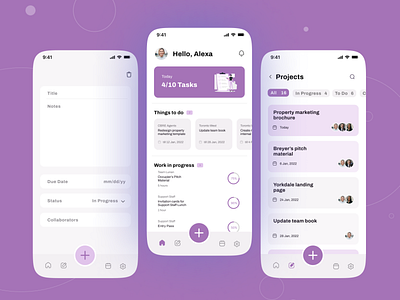 Tasky- Task Management App app branding design graphic design illustration typography ui ux