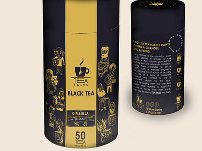 Tea Pack Design For Canister