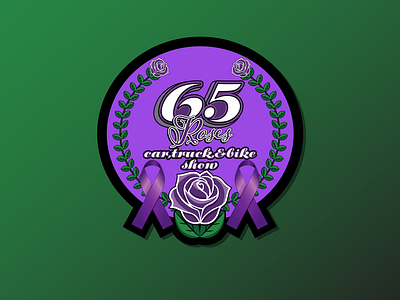 65 Roses Car Show Badge