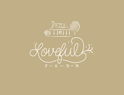Loveful Farm Logo branding design graphic design icon illustration illustrator logo typography vector