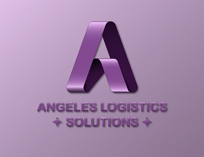 Angeles Logistics Solutions branding design graphic design icon illustration illustrator logo typography vector