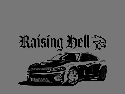 Raising Hell branding design graphic design icon illustration illustrator logo tshirtdesign typography vector