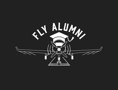 Fly Alumni art branding design graphic design icon illustration illustrator logo typography vector