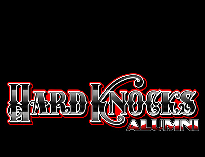 Hard Knocks graphic design lettering logo