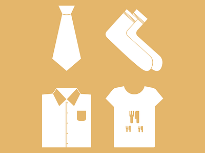 Tie Tee Socks Shirt clothes icon shirt sketch socks tie tshirt