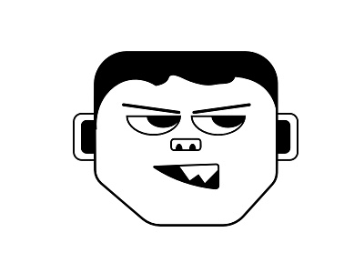 The Sharp Tooth boy cool drawing face graphic icon illustration sharp tooth