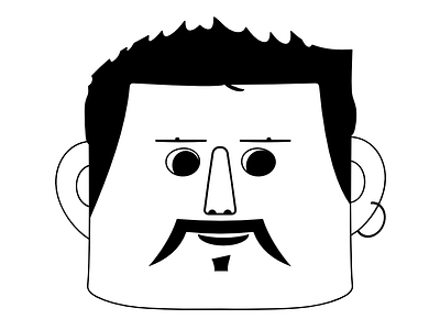 Another Cool Singer earring face graphic guy illustration moustache musician shankar mahadevan singer