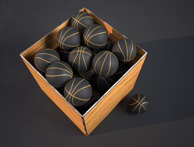 basketball 3d modeling c4d cinema4d motion design octanerender