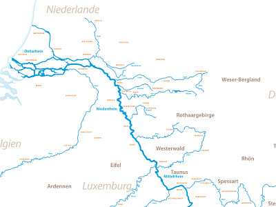 rhein umgebung cartography illustration information design