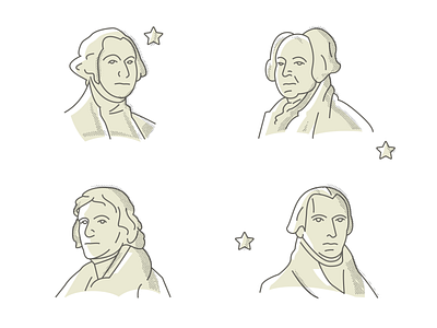 first presidents of the United States of America