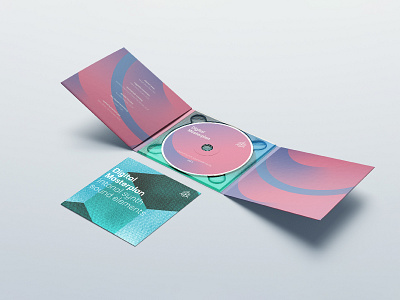 Compact Disc Design cd design illustration logo minimalistic raster