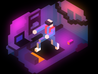 Wades van hexels pixelart readyplayerone