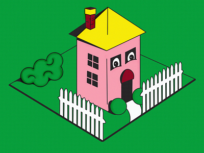 House Sees design house illustration vector