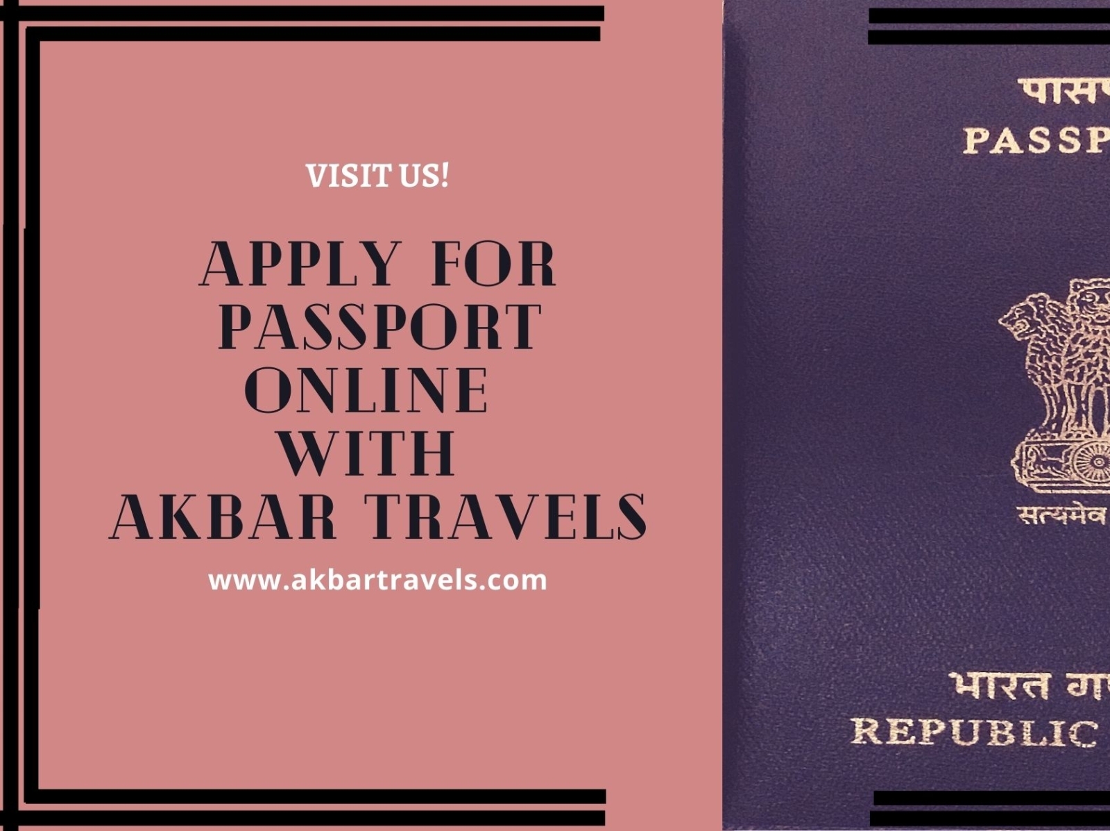 Apply For Passport Online With Akbar Travels By Chaitali On Dribbble 5440