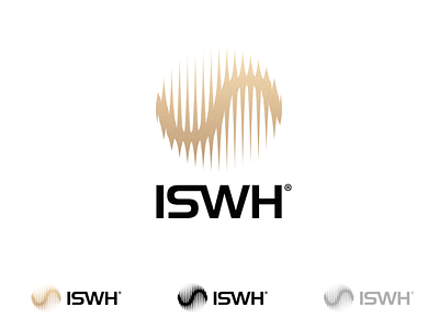 ISWH | Logo Design cbd holdings logo design oval spirits stripes wave