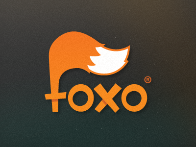 Foxo /Logo brandmark dynamic fox foxo fun logo orange tail young