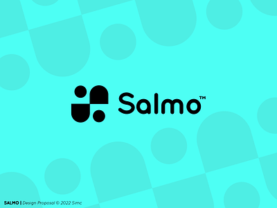 Salmo | Logo Design cryptography developers digital security identity design internet logo design minimalist safety symbol team technologies vivid