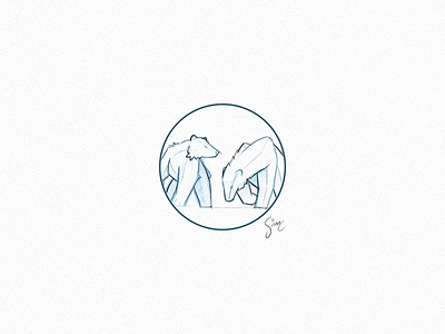 Project WIP bear blue circle draw ellipse peek secret simc sketch sneak wip