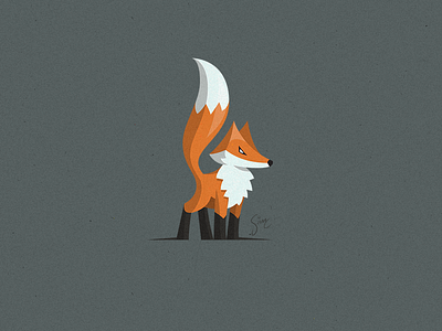 Lil Fox dark final fox icon little logo mascot orange pet progress simc tiny