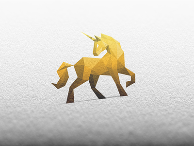 Golden Unicorn / Logo Design