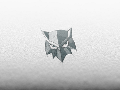 Owl / Sketch bird deep design icon logo look mark mockup owl sketch wip