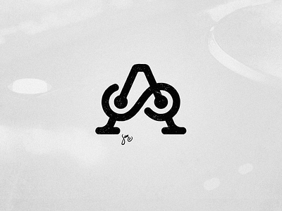 AS | Monogram as clublife design dj icon letters logo mark monogram music proposal unused