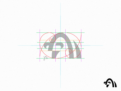 Bull #3 | Mark Design animal bull construction fibonacci golden ratio icon logo mark mathematical minimal negative space strong