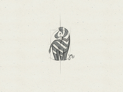 Zebra #9 | Sketch