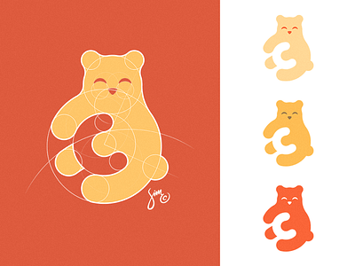 Bear + C | Concept animaldesign bear cute designgrid icon kids letterc logo logodesign mark negativespace toys