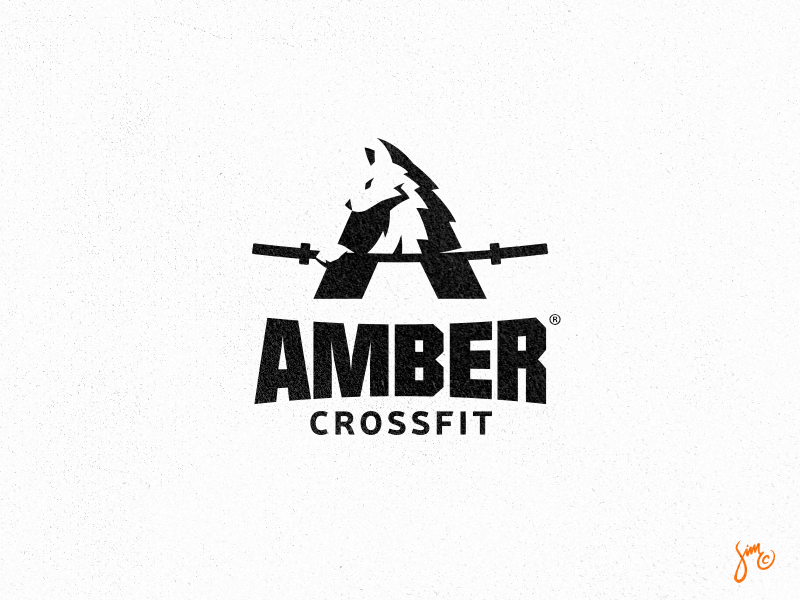 amber crossfit wolf logo