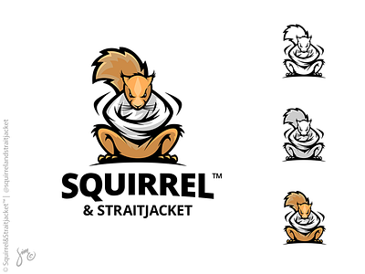 Squirrel & Straitjacket™ | Logo Design