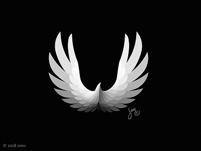Eagle #4 | Concept Logo bird black and white complex eagle flight hope light logo logo design majestic mark rising