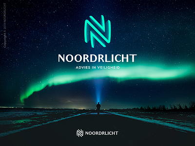 Noordrlicht | Logo Design advising arrows aurora borealis brand identity effective goverment issues lifestyle lights noordrlicht north people simplistic sky space