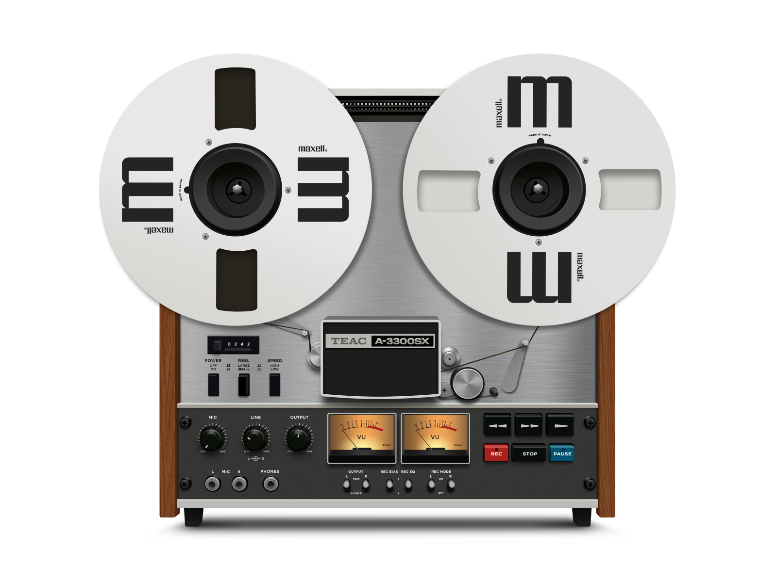 Reel to Reel Tape Deck by Jim White on Dribbble
