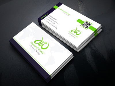 Corporate Agency Business Card Nevy Blue