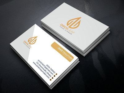 Corporate Agency Business Card Nevy White agency awesome branding business businesscard card corporate design illustration logo wow