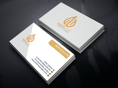 Corporate Agency Business Card Nevy White