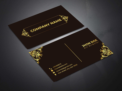 Luxury business card design