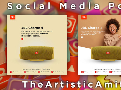 Speaker company social ad post design ad deisgn facebook facebook post graphic instagram instagram post media post social social ad social media social post speaker speaker post theartisticamit