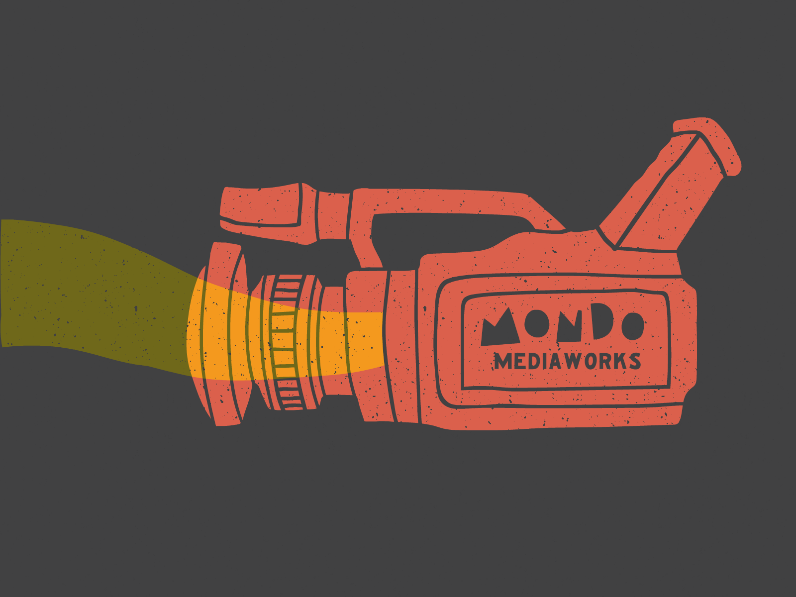Mondo Mediaworks Visual Identity animation branding color palette graphic design texture typography visual identity