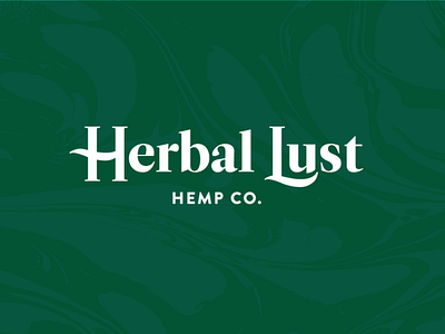 Herbal Lust Logo Design brand identity branding cannabis cbd graphic design hemp logo logo design visual identity
