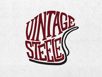 Vintage Steele Visual Identity branding hand lettering lettering logo logodesign motorcycle typography vintage visual identity