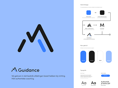 M-Guidance Branding one pager brand branding design iconic identity logo own wesign