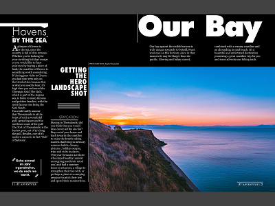 Magazine Spread No 2 copywriter copywriting design graphicdesign illustrator indesign layoutdesign magazine magazine design photography photoshop printdesign