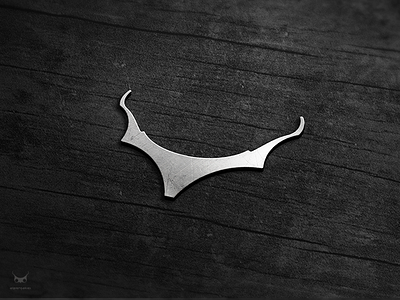 Stag brand branding dark deer logo minimal remake silver stag update wood