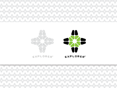 Explorer black brand branding design explore explorer illustrator logo pattern photoshop tutorial