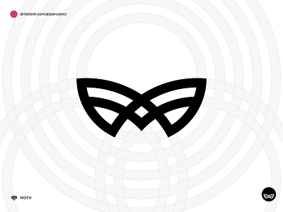 Moth ai animal butterfly design how logo mark moth symbol to tutorial